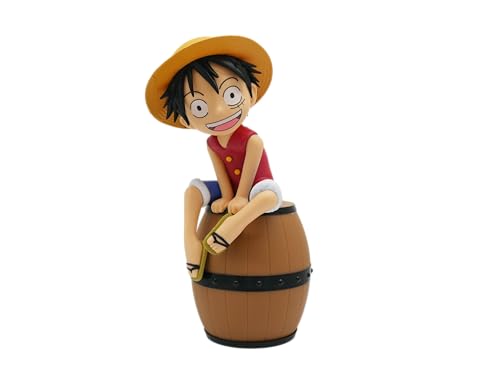 TEKNOFUN - Offiziell Lizenziertes One Piece – Luffy auf seinem leuchtenden Fass Figur für Kinder zum Sammeln – 811636 von TEKNOFUN