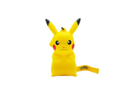 TEKNOFUN – Offizielle Pokemon-Lizenz – Leuchtender Pikachu Grumpy mit Riemen, leuchtende Figur für Kinder zum Sammeln – 811423 von TEKNOFUN