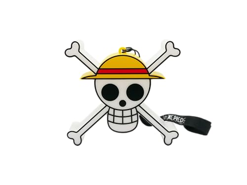 TEKNOFUN – Offizielle Lizenz One Piece – Leuchtender Totenkopf mit Riemen, leuchtende Figur für Kinder zum Sammeln – 811640 von TEKNOFUN