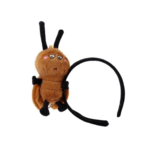 Lustiges Kakerlaken-Stirnband für Themen, Veranstaltungen, Versammlungen, Plüsch-Haarreif, Damen, Gesichtswäsche, Haarband, Cosplay, Fotografie, Requisiten, Kostüm-Zubehör Lustiges Kakerlaken-Stirnband für Themen, Veranstaltungen, Versammlungen, Plüsch-Haarreif, Damen, Gesichtswäsche, Haarband, Cosplay, Fotografie, Requisiten, Kostüm-Zubehör von TEMOOUES