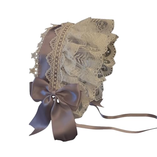 TEMOOUES Gothic-Stirnband für Damen, bequem, gerüscht, Spitze und Schleife, Kopfschmuck, stilvolle Kopfbedeckung für Cosplay-Enthusiasten, modisches Haarteil TEMOOUES Gothic-Stirnband für Damen, bequem, gerüscht, Spitze und Schleife, Kopfschmuck, stilvolle Kopfbedeckung für Cosplay-Enthusiasten, modisches Haarteil von TEMOOUES