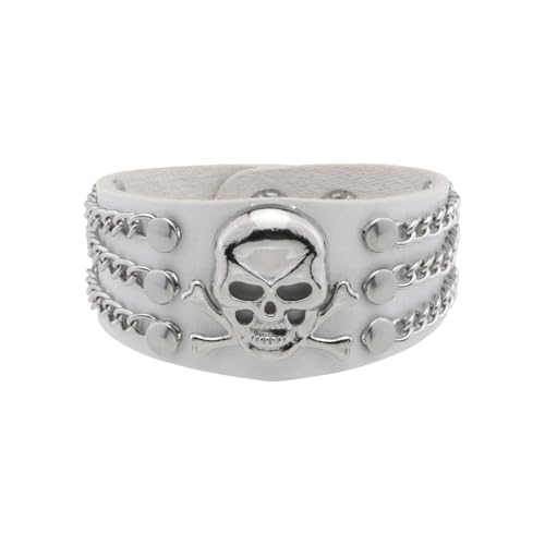 TEMOOUES Totenkopf-Metall, gefertigt für diejenigen, die Rock und Gothic Fashion Statement-Stücke schätzen, stilvolle Outfits, Party-Accessoire TEMOOUES Totenkopf-Metall, gefertigt für diejenigen, die Rock und Gothic Fashion Statement-Stücke schätzen, stilvolle Outfits, Party-Accessoire von TEMOOUES