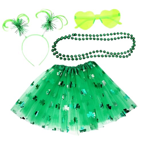 TEMPNAP 1 Satz Festival Rock Set St Patrick's St. Patricks Day Gastgeschenke Outfit igelkostümkinder kostã¼me fã¼r erwachsene Patrick-Party-Halskette st. Patricks Halskette Polyester von TEMPNAP