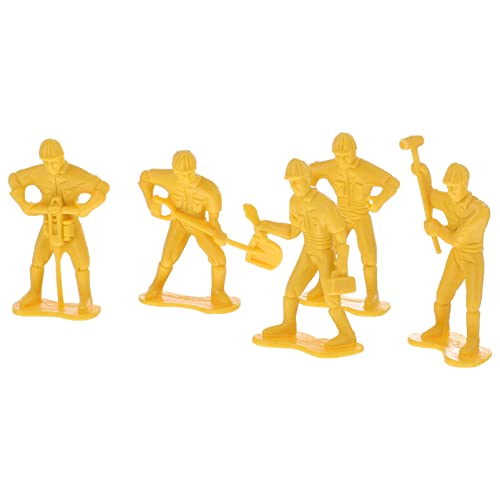 TEMPNAP 45pcs Emergency Repair Team Workers Figuren Plastik Menschen Und Werkzeugmodell Kit von TEMPNAP