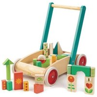 TENDER LEAF TOYS 7508464 Lauflernwagen mit Klötzen von TENDER LEAF TOYS