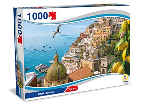 Teorema 67020 Puzzle Italia Positano 1000 STÜCK 70 X 50 cm, Mehrfarbig von Teorema Giocattoli