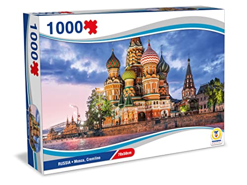 TEOREMA 67028 Puzzle Russia MOSCA CREMLINO 1000 STÜCK 70X50 cm, Mehrfarbig von Teorema Giocattoli