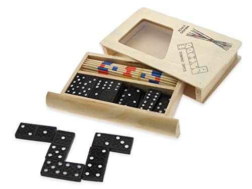 Teorema - Domino und Mikado Brettspiel, Mehrfarbig, VD40119 von Teorema Giocattoli