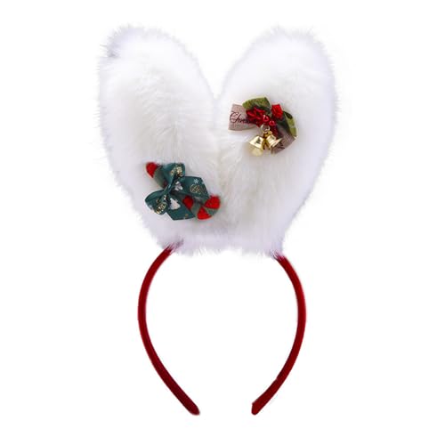 TERNCOEW 1 x 3 x Weihnachts-Haarreif mit Cartoon-Motiv, für Damen, Teenager, Make-up, für Ostern, Karneval, Cosplay, Haar-Accessoires von TERNCOEW