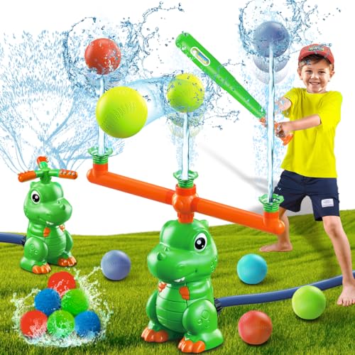 Dinosaurier-Wassersprinkler für Kinder (Blau) von TERRAMUS