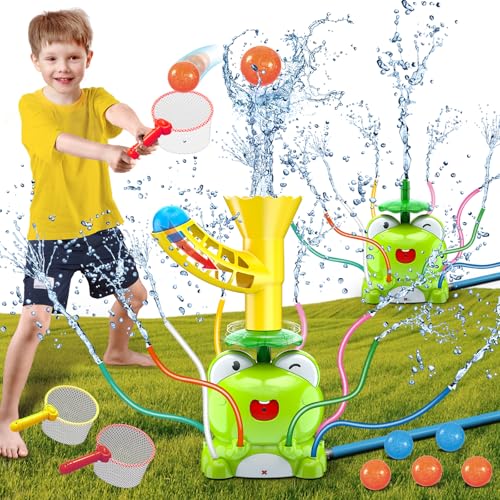 Frosch Wassersprinkler für Kinder (Grün) von TERRAMUS