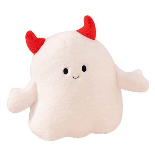 TETSMG Halloween-Geisterkissen, Niedlich Gruselige Kissen Puppe, Halloween Geist Kissen, Halloween Geister Plüschtier, Halloween Ghost Plush für Halloween Deko Innen, Kinder (B) von TETSMG