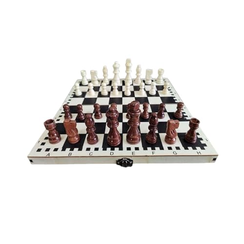 Internationales Schach Internationales Schachspiel Holzschachspiel Professionelles tragbares Schachbrettspiel mit Schachfiguren 11,8 x 11,8 Zoll Schachgeschenke von TEWTX7