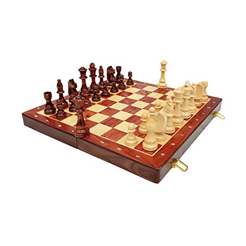 Klappbares großes Schachspiel, König hoch, 78 mm Schachbrett, Geschenk für Kinder, Brettspiel, Internationale Schachfiguren von TEWTX7