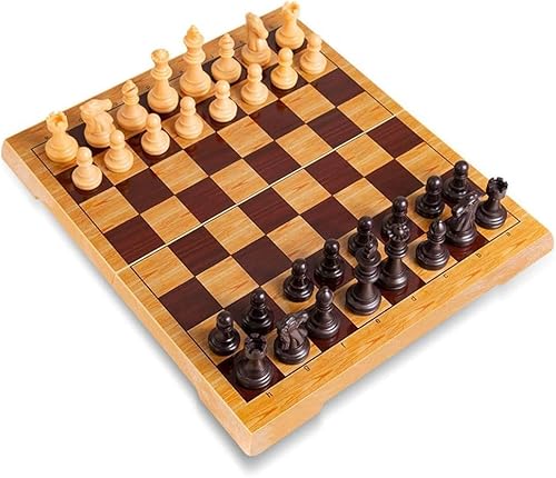 Schachbrett-Set, Magnetisches Schachspiel, Brettspiele, Schachspiel, Faltbares Magnetisches Set, Schach, Plastikspiele, Internationale Schachfiguren, Schachbrett, Unterhaltung, Tischspiel, Geschenks von TEWTX7