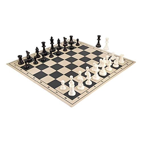 Schachbrett-Set, Magnetisches Schachspiel, Brettspiele, Standardschach, Professionelles Schachspiel mit Aufbewahrungstasche, Internationales Schachgeschenk für Schachliebhaber/Anfänger von TEWTX7