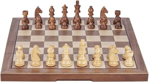 Schachbrett-Set, magnetisches Schachspiel, Brettspiele, internationales Schach, faltbares und praktisches Schachbrett, professionelles Spiel, hochwertiges handgefertigtes Schachspiel aus Massivholz, von TEWTX7