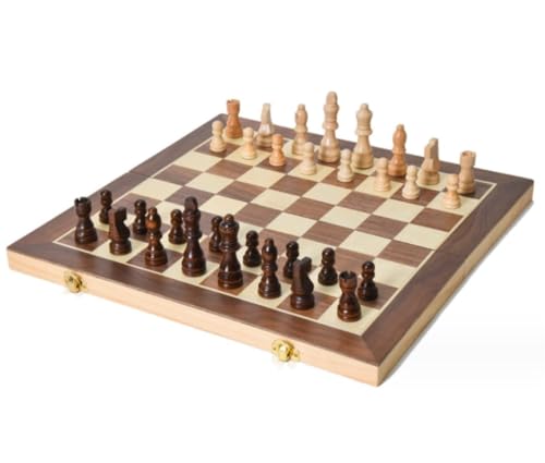 Schachbrett-Set Schachspiel Schachspiel Schach Tragbares Schachspiel Faltbares Schachbrettspiel aus Kunststoff Schach Intelligenz Schachspiel Schachbretter von TEWTX7