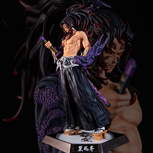 iFii Demon Slayer Figure 31cm with Box, Kokushibou Daki Gyuutarou Tsugikuni Yoriichi Anime Figure PVC Action Figure for Fan Collection (Kokushibou) von TEXXY