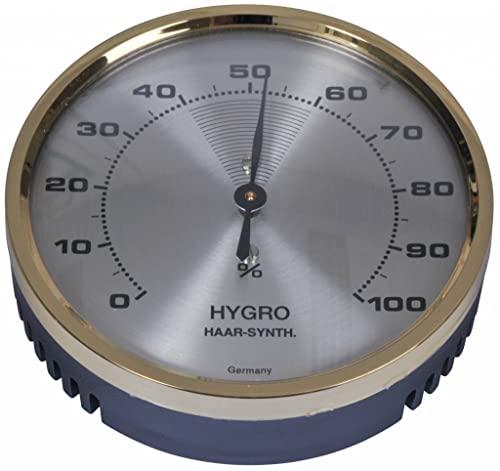 Hygrometer gold/antikgold, mit Haar-Synthetik von TFA Dostmann