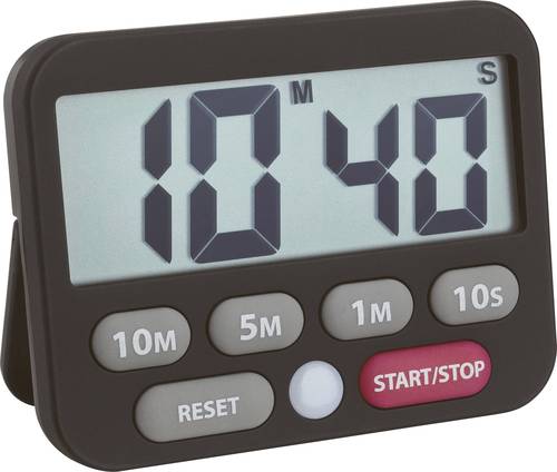 TFA Dostmann 38.2038.01 Timer Schwarz digital von TFA Dostmann