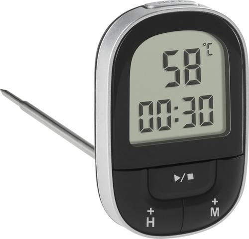 TFA Dostmann 30.1062.01 Küchen-Thermometer °C /°F-Anzeige, Babykost, Backen, Braten, Burger, Fett von TFA Dostmann