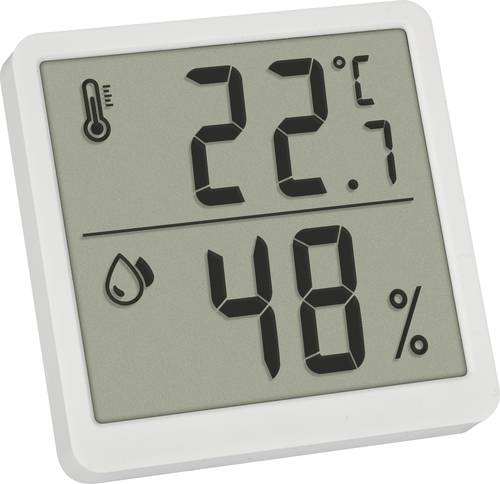 TFA Dostmann Digitales Thermo-Hygrometer Thermo-/Hygrometer Weiß 1St. von TFA Dostmann