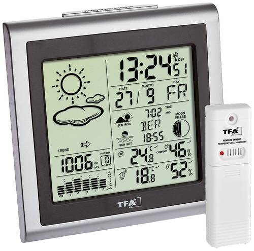 TFA Dostmann LARGO 35.1145.54 Funk-Wetterstation Vorhersage für 12 Stunden Anzahl Sensoren max. 3 von TFA Dostmann