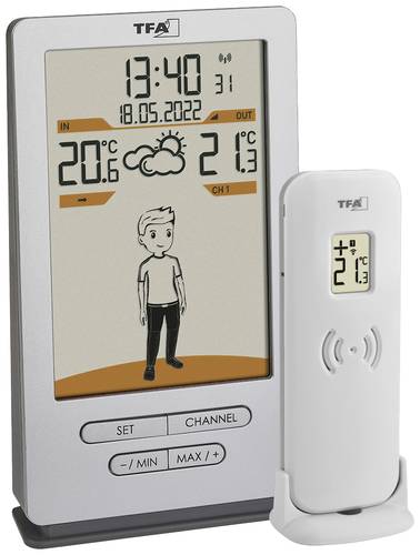 TFA Dostmann Weather Jack 35.1166.54 Funk-Wetterstation Vorhersage für 12 bis 24 Stunden Anzahl Sen von TFA Dostmann