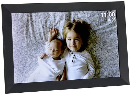 TFA Dostmann FRAMEO App Digitaler WiFi-Bilderrahmen 25.7cm 10.1 Zoll 1280 x 800 Pixel 32GB Schwarz von TFA Dostmann