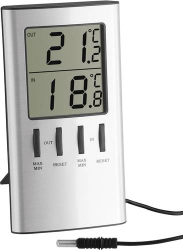 TFA Dostmann 30.1027 Thermometer Silber (metallic) von TFA Dostmann