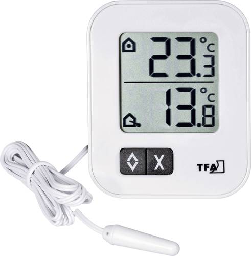 TFA Dostmann 30.1043.02 Thermometer Weiß von TFA Dostmann