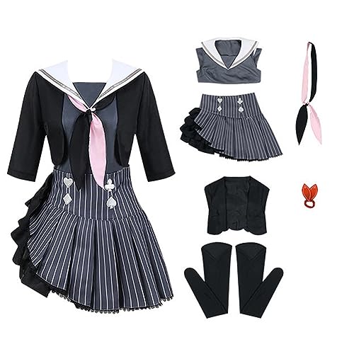 TFRVMA Akiyama Mizuki Cosplay Kostüm Akiyama Mizuk Cosplay Kleid Uniform Komplettes Set Kosten Halloween Party Anzug von TFRVMA