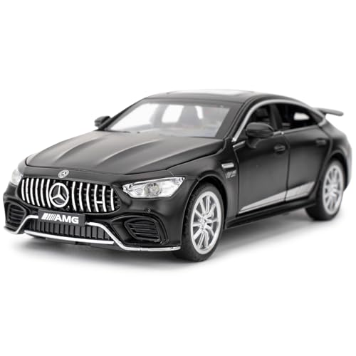 TGRCM-CZ 1/32 Diecast Auto Benz AMG GT63 Modell Auto Pull Back mit Sound und Licht Spielzeug Auto für Jungen Mädchen Erwachsene Geschenk(Schwarz) von TGRCM-CZ