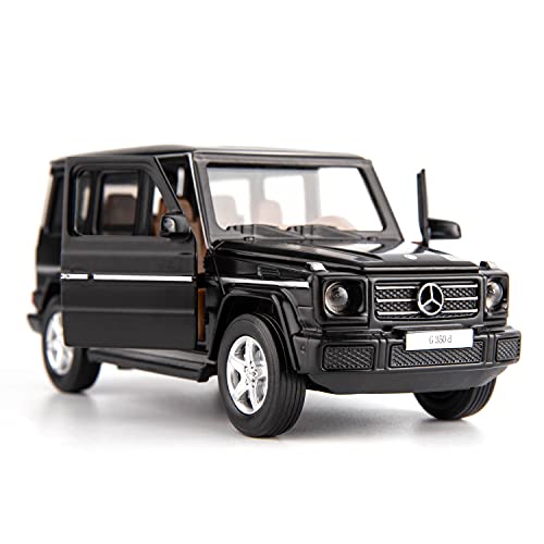 TGRCM-CZ Diecast Modellautos, Benz G350 AMG Maßstab 1:32 Legierung Pull Back Spielzeugauto mit Sound und Licht Spielzeug für Mädchen und Jungen Kinderspielzeug (Schwarz) von TGRCM-CZ