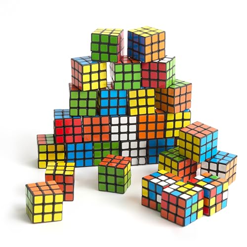 THE TWIDDLERS 30 Mini Puzzle-Würfel Zappelspielzeug Geschwindigkeitswürfel, 3x3 - Perfekt als Mini-Spiele Party-Taschenfüller für Kinder, Denkaufgaben Multipack Klassenzimmer Belohnungen - 3cm THE TWIDDLERS 30 Mini Puzzle-Würfel Zappelspielzeug Geschwindigkeitswürfel, 3x3 - Perfekt als Mini-Spiele Party-Taschenfüller für Kinder, Denkaufgaben Multipack Klassenzimmer Belohnungen - 3cm von THE TWIDDLERS