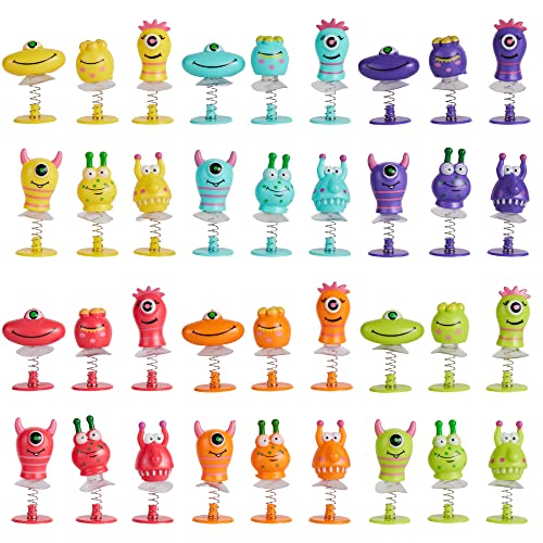 THE TWIDDLERS 36 Springende Monster Springspielzeuge für Jungen & Mädchen - Gastgeschenke, Mitbringsel, Mitgebsel, Give Aways für Kindergeburtstag von THE TWIDDLERS