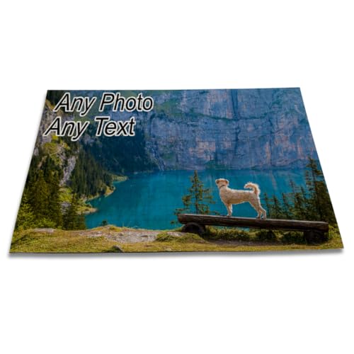 Personalisierbarer Fototext, 221-teiliges MDF-Puzzle, einzigartiges Geschenk, Andenken, Familienspaß von THEDOGTAGCO