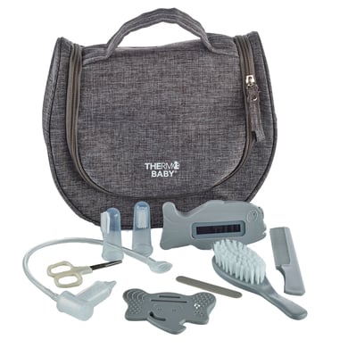 Thermobaby® Pflege-Set mit Kulturbeutel, grau von THERMOBABY®