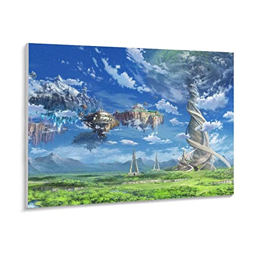 THEVWL Anime Sword Art Online Puzzle, Holz 1000 Teile, Modern, Rechteckig, 75x50cm, für Erwachsene und Jugendliche ab 8 Jahren, Puzzles von THEVWL