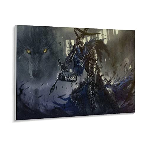 Dark Souls Puzzle, Puzzles für Erwachsene 1000 Teile, Klassische Puzzle Puzzle Schwierig für Erwachsene Teenager Freizeit Spaß Spiel Spielzeug Geeignet für Familie Freunde Dekorativ（38x26cm-s47x von THEVWL