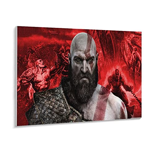 God of War Puzzle, Puzzles für Erwachsene 1000 Teile, Klassische Puzzle Puzzle Schwierig für Erwachsene Teenager Freizeit Spaß Spiel Spielzeug Geeignet für Familie Freunde Dekorativ（50x70cm-s37x von THEVWL