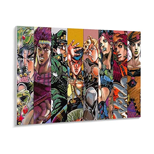 Jigsaw Puzzles 1000 Stück Jojos Bizarres Abenteuer Japan Anime Poster Für Papierkinder Spiele Lernspielzeug（38x26cm-z6p von THEVWL