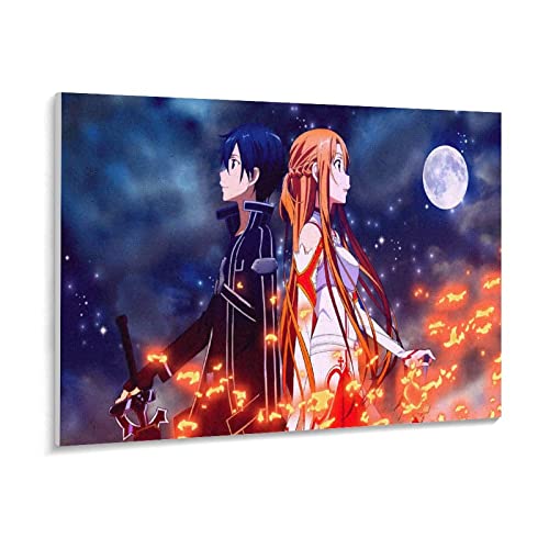 Puzzle 1000 Teile für Erwachsene, Puzzle Anime Sword Art Online,Puzzle Jungen Mädchen Puzzle for Teen Lernspiel Holiday Challenging Puzzle（50x70cm-s26x von THEVWL