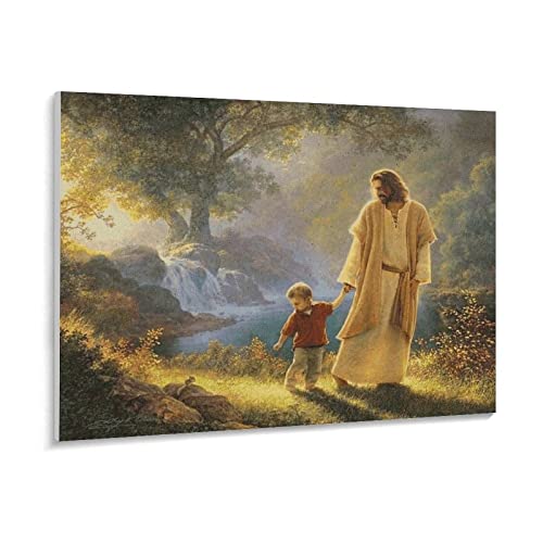 Puzzles 1000 Stück Papier Montage Bild Heiliger Sohn Jesus Christus Poster Erwachsene Spiele Lernspielzeug（50x70cm-z117p von THEVWL