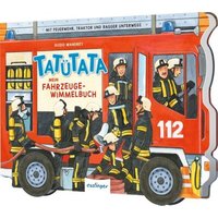 THIENEMANN 823799 Wandrey,TATÜTATA Mein Fahrzeuge-Wimmelbuch : Mit Feuerwehr, Traktor und Bagger unterwegs von THIENEMANN