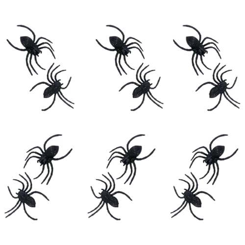 12 Pcs Gefälschte Spinnen Figur Halloween Requisiten Innenhöre Freien Für Spukhäuser Und Streichaktivität Realistische Spinnen Für Halloween 12 Pcs Gefälschte Spinnen Figur Halloween Requisiten Innenhöre Freien Für Spukhäuser Und Streichaktivität Realistische Spinnen Für Halloween von THINCAN
