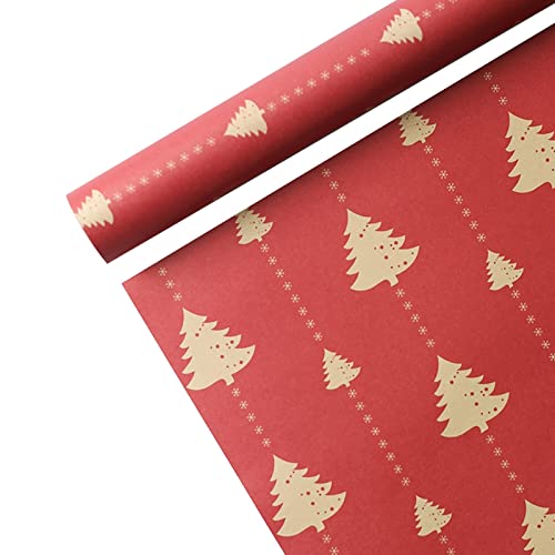 5 stücke Weihnachten Geschenkpapier Kraftpapier Schneeflocke Elch Muster für Weihnachtsgeschenk von THINCAN