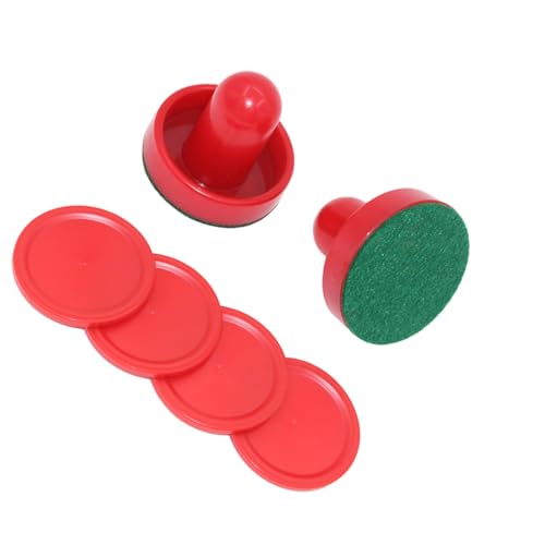 Air Hockey Pucks Und Paddel Ersatz Kunststoff Air Tisch Hockey Spiele Pusher Mit 4 Pucks Für Spieltische Ausrüstung Teil Zahnrad Tischteil Air Hockey Pucks Und Paddel Ersatz Kunststoff Air Tisch Hockey Spiele Pusher Mit 4 Pucks Für Spieltische Ausrüstung Teil Zahnrad Tischteil von THINCAN