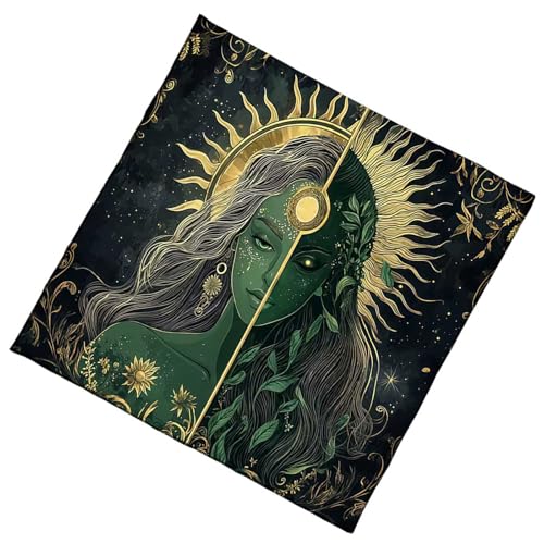 Faltbares Fleece Wahrsager Tuch Praktische Bezaubernde Mystische Muster Kratzfeste Oberflächen Für Tarots Tragbare Tarotmatten Geeignet Faltbares Fleece Wahrsager Tuch Praktische Bezaubernde Mystische Muster Kratzfeste Oberflächen Für Tarots Tragbare Tarotmatten Geeignet von THINCAN